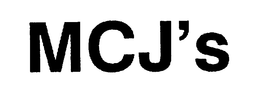 MCJ'S logo