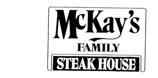 MCKAY'S FAMILY STEAK HOUSE logo