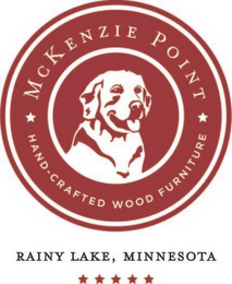 MCKENZIE POINT HAND-CRAFTED WOOD FURNITURE RAINY LAKE, MINNESOTA logo