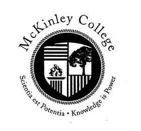 MCKINLEY COLLEGE SCIENTIA EST POTENTIA KNOWLEDGE IS POWER logo