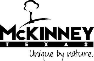 MCKINNEY TEXAS UNIQUE BY NATURE. logo