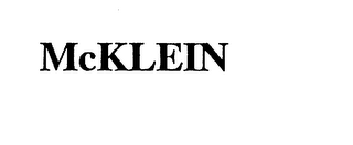 MCKLEIN logo