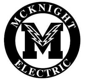 MCKNIGHT M ELECTRIC logo