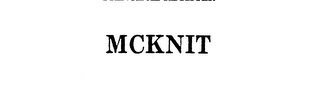 MCKNIT logo