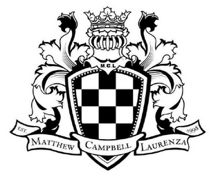 M.C.L EST. MATTHEW CAMPBELL LAURENZA 1998 logo