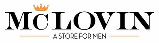 MCLOVIN A STORE FOR MEN logo