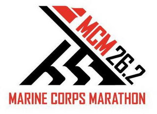 MCM 26.2 MARINE CORPS MARATHON logo