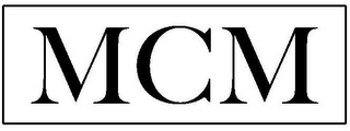 MCM logo