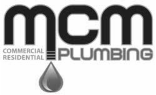 MCM COMMERCIAL RESIDENTIAL PLUMBING logo