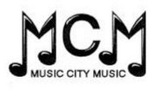 MCM MUSIC CITY MUSIC logo