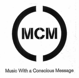MCM MUSIC WITH A CONSCIOUS MESSAGE logo