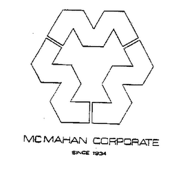 MCMAHAN CORPORATE SINCE 1934 logo