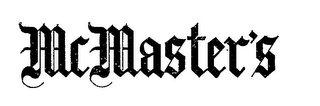 MCMASTER'S logo