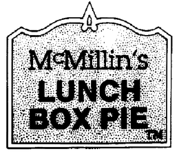 MCMILLIN'S LUNCH BOX PIE logo