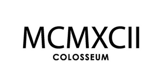 MCMXCII COLOSSEUM logo