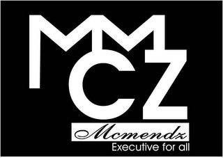 MCMZ MCMENDZ EXECUTIVE FOR ALL logo
