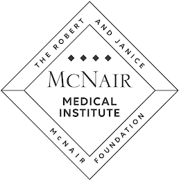 MCNAIR MEDICAL INSTITUTE THE ROBERT AND JANICE MCNAIR FOUNDATION logo