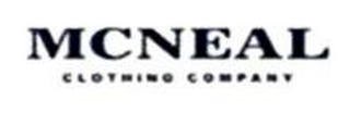 MCNEAL CLOTHING COMPANY logo