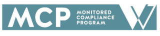 MCP MONITORED COMPLIANCE PROGRAM VV logo