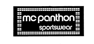 MCPANTHON SPORTSWEAR logo
