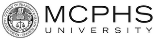 MCPHS UNIVERSITY MASSACHUSETTS COLLEGE OF PHARMACY & HEALTH SCIENCES FOUNDED IN 1823 logo