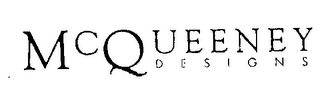 MCQUEENEY DESIGNS logo