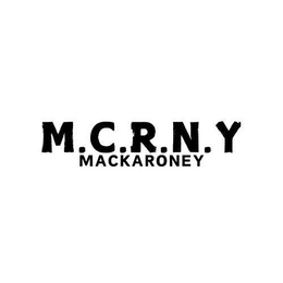 M.C.R.N.Y MACKARONEY logo