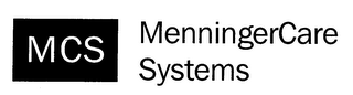 MCS MENNINGERCARE SYSTEMS logo