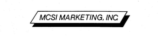 MCSI MARKETING, INC. logo