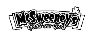MCSWEENEY'S GOOD AS GOLD logo