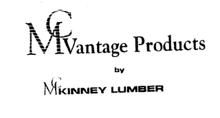 MCVANTAGE PRODUCTS BY MCKINNEY LUMBER logo