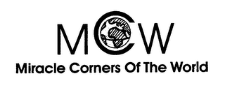 MCW MIRACLE CORNERS OF THE WORLD logo