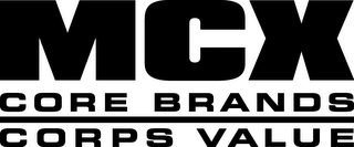 MCX CORE BRANDS CORPS VALUES logo