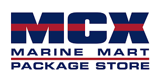 MCX MARINE MART PACKAGE STORE logo