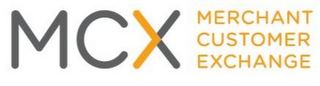 MCX MERCHANT CUSTOMER EXCHANGE logo
