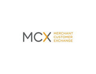 MCX MERCHANT CUSTOMER EXCHANGE logo
