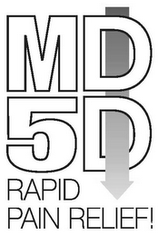 MD 5D RAPID PAIN RELIEF! logo