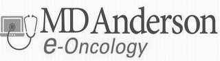 MD ANDERSON E-ONCOLOGY logo