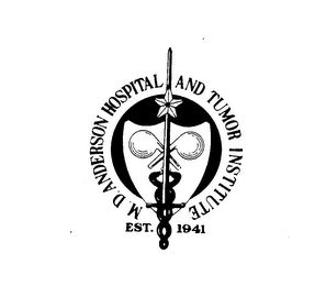 M.D. ANDERSON HOSPITAL AND TUMOR INSTITUTE EST. 1941 logo