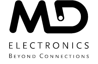 MD ELECTRONICS BEYOND CONNECTIONS logo