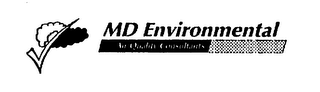 MD ENVIRONMENTAL AIR QUALITY CONSULTANTS logo