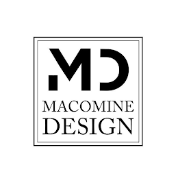 MD MACOMINE DESIGN logo