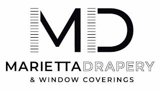 MD MARIETTA DRAPERY & WINDOW COVERINGS logo