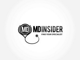 MD MDINSIDER FIND YOUR SPECIALIST logo