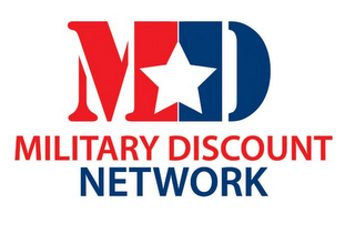 MD MILITARY DISCOUNT NETWORK logo