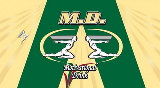 M.D. MOTIVATIONAL DRINK logo