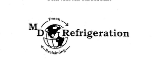 MD REFRIGERATION FREON RECLAIMING logo
