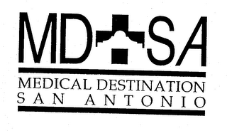 MD + SA MEDICAL DESTINATION SAN ANTONIO logo