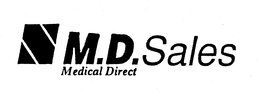 M.D. SALES MEDICAL DIRECT logo