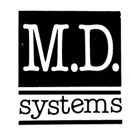 M.D. SYSTEMS logo